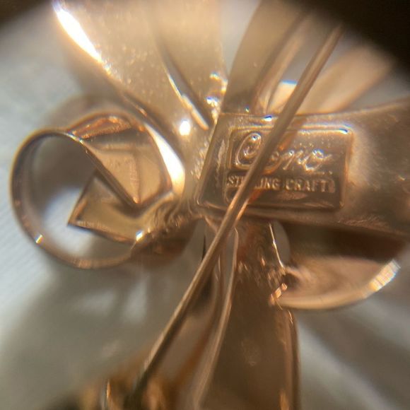 Vintage 1940’s Coro Craft Sterling Brooch - Picture 7 of 9